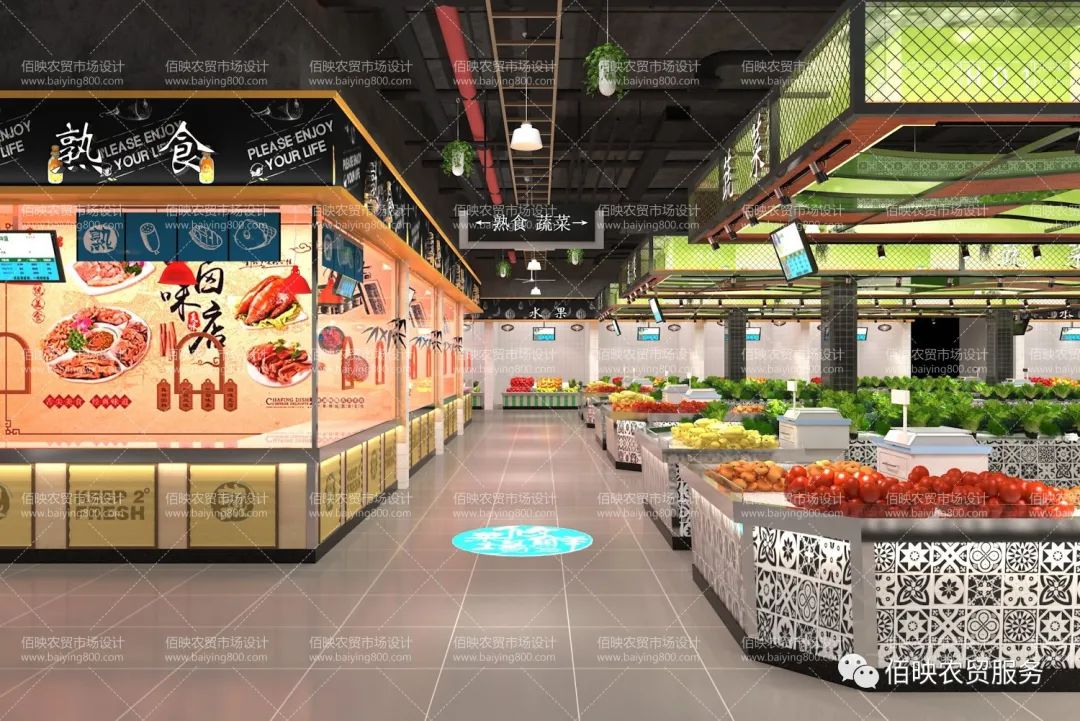 農貿市場改造設計——改善環(huán)境讓市場煥發(fā)新生